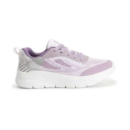 Women Mesh Flyknit Technology Lace-Up Sports Shoes