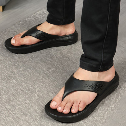 Men Perforated Thong Comfort Sandals