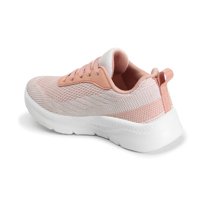 Women Mesh Flyknit Technology Lace-Up Sports Shoes