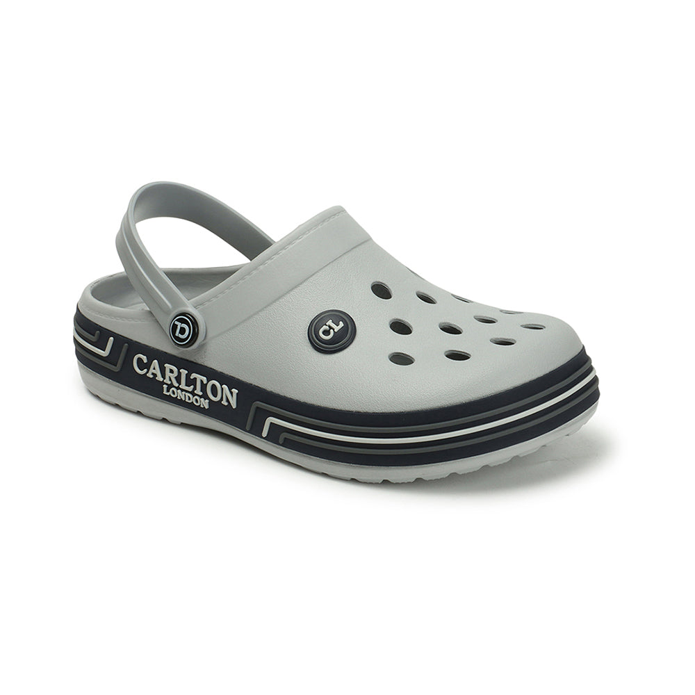 Men Sporty Striped Slip On Clogs