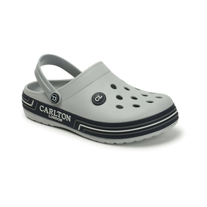 Men Sporty Striped Slip On Clogs