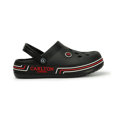 Men Sporty Striped Slip On Clogs