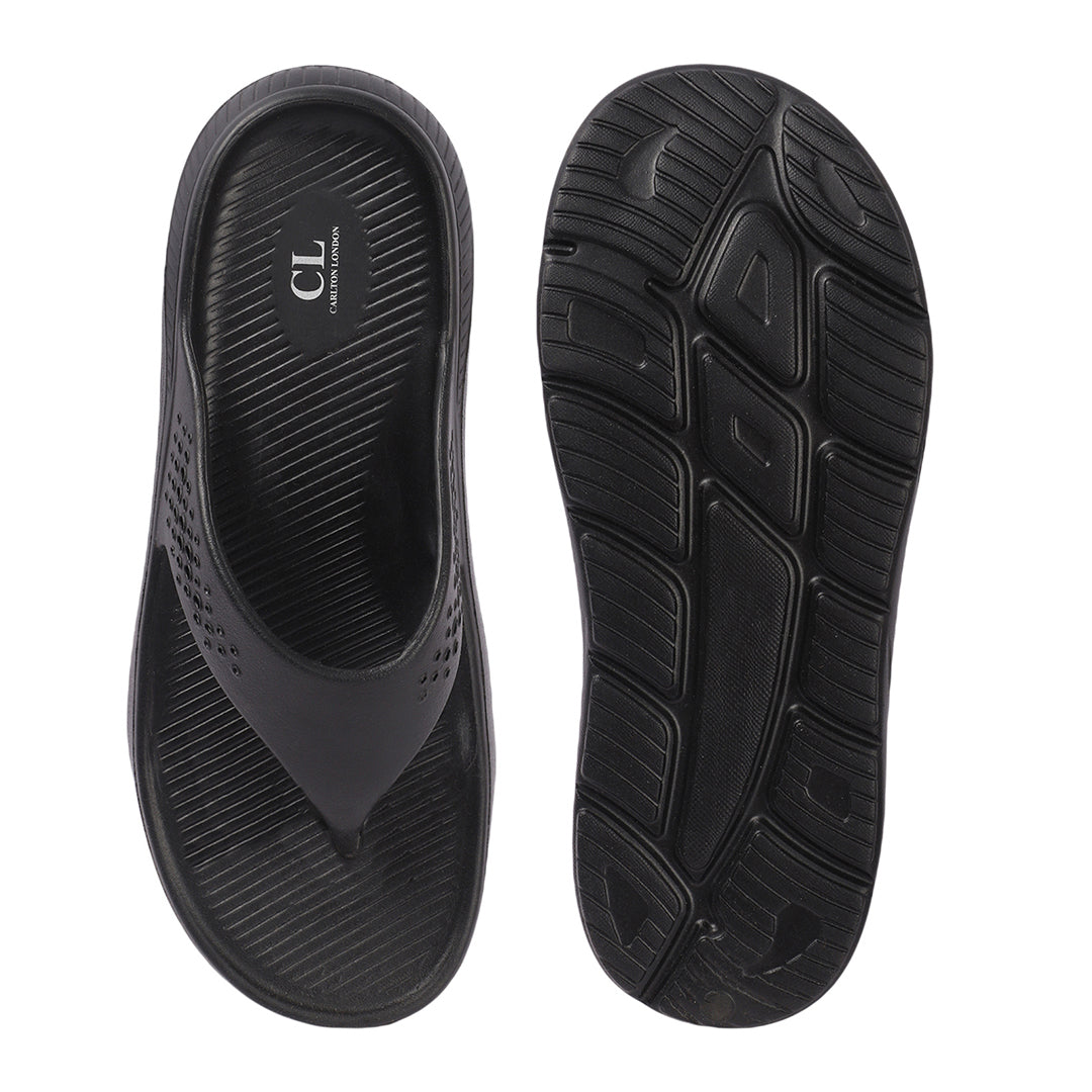 Men Perforated Thong Comfort Sandals