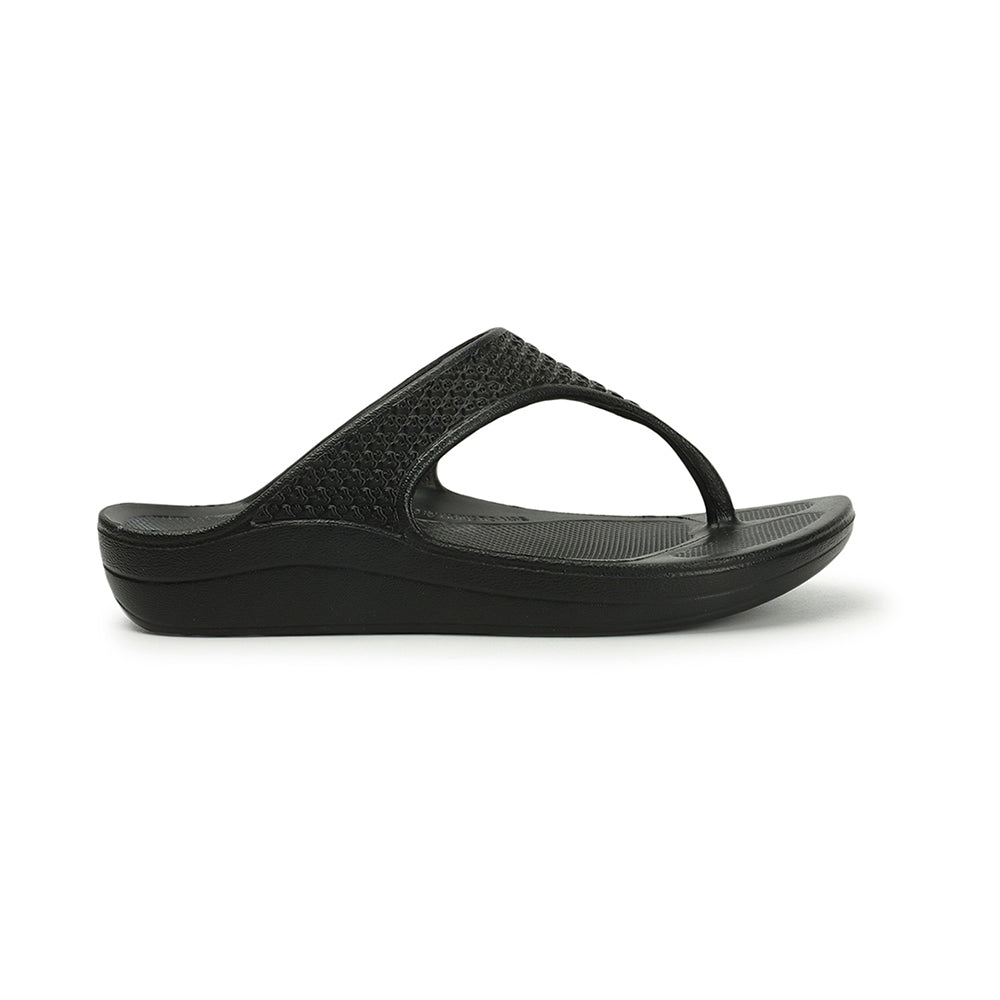 Women Solid Casual Thong Wedge Sandals