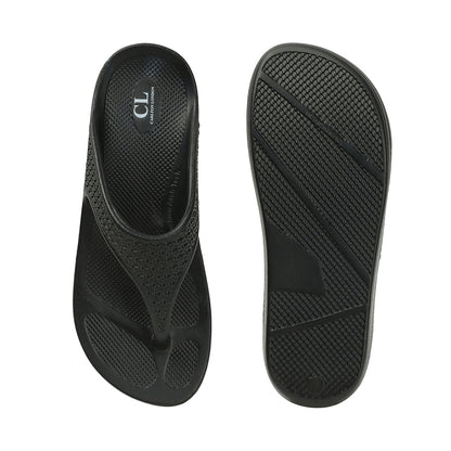 Women Solid Casual Thong Wedge Sandals