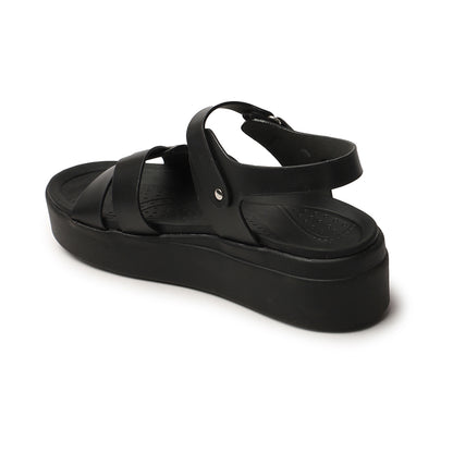 Women Comfortable Flatform Ankle Strap Sandals