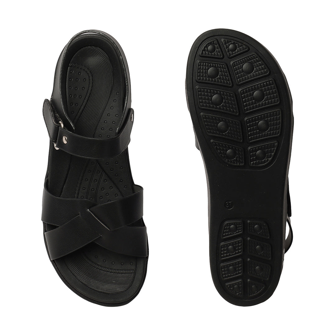 Women Comfortable Flatform Ankle Strap Sandals