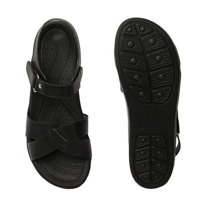 Women Comfortable Flatform Ankle Strap Sandals