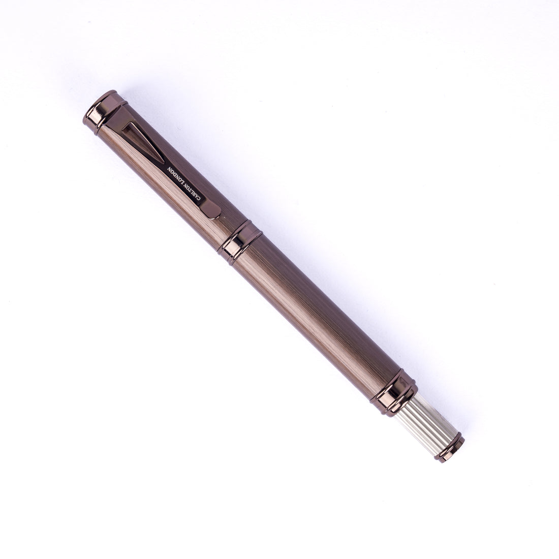 Carlton London Dual Function Stylus Pen Matte Brown Executive Ball Pen with Stylus Tip
