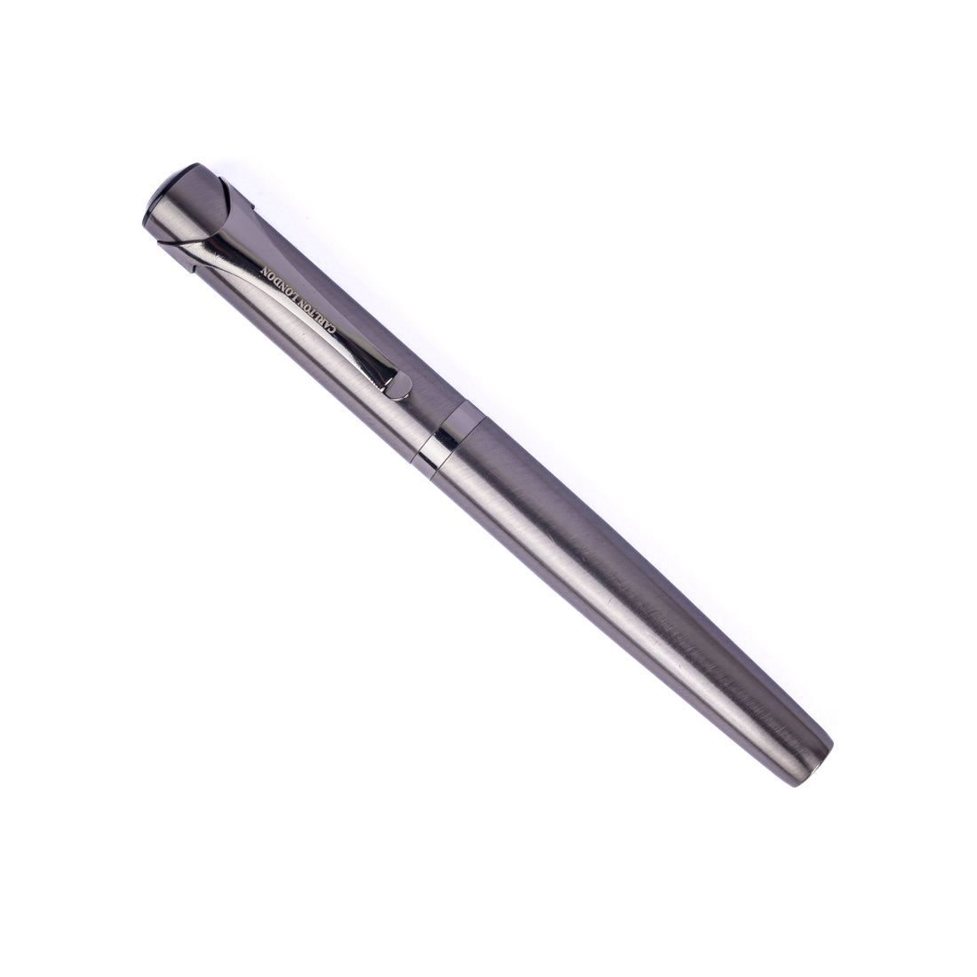 Carlton London Gunmetal Grey Executive Ball Pen Brushed Metallic Finish with Clip