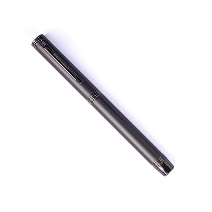 Carlton London Gunmetal Ballpoint Pen  Luxury Engraved Cap Pen with Metallic Finish  Smooth