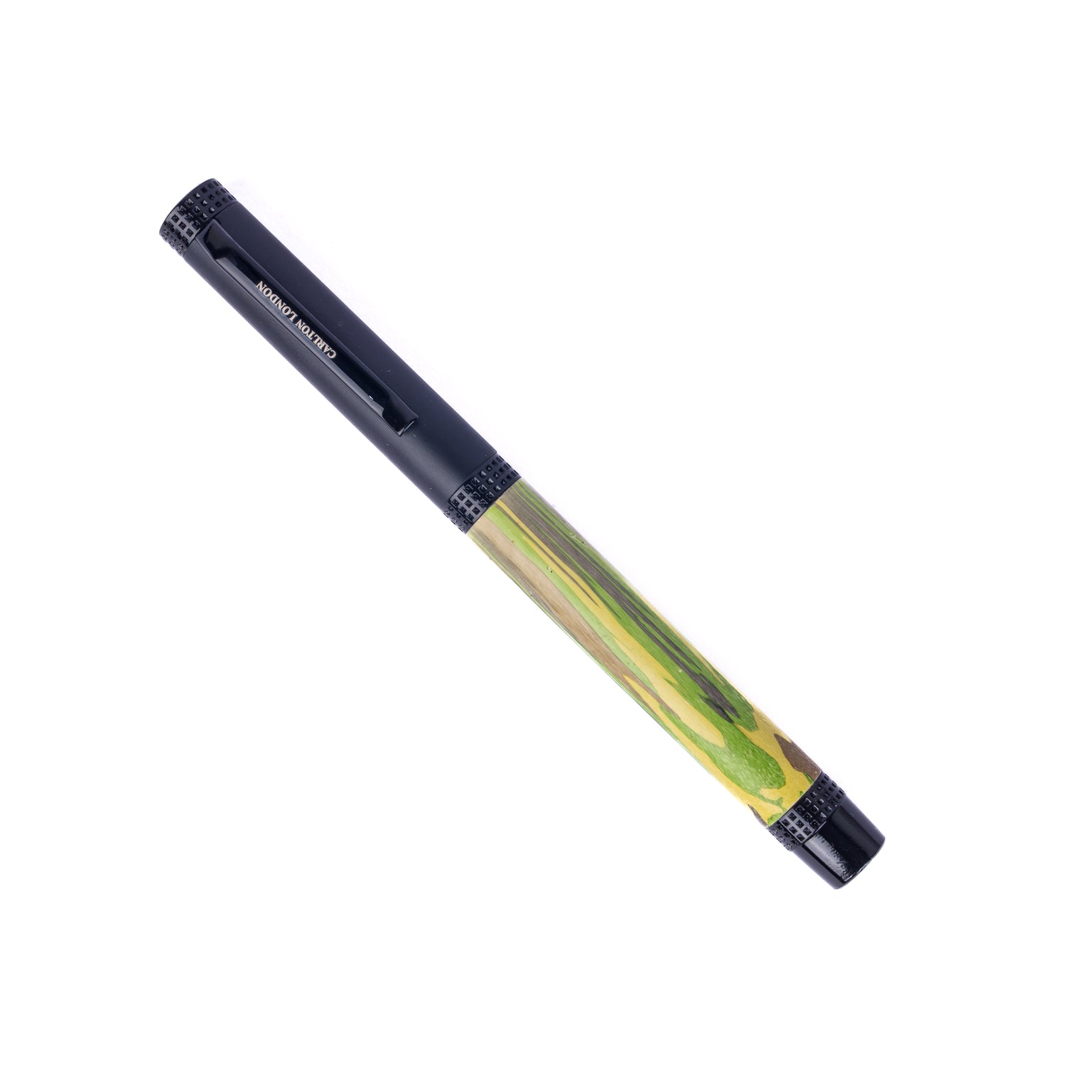 Carlton London Green-Gold Metallic Gradient Ball Pen  Premium Executive Writing Pen with Clip