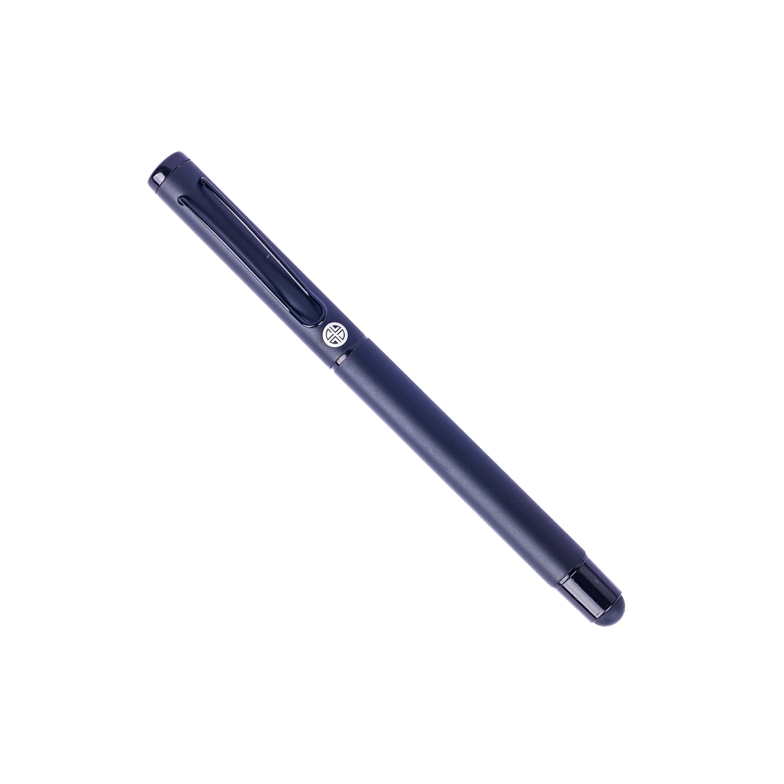 Carlton London Black Metallic Ball Pen Sleek Executive Writing Pen with Clip Smooth Fine Tip Ink