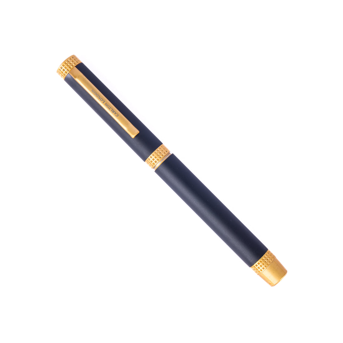Carlton London Black & Gold Executive Ball Pen Luxury Writing Pen with Smooth Ink & Fine Tip