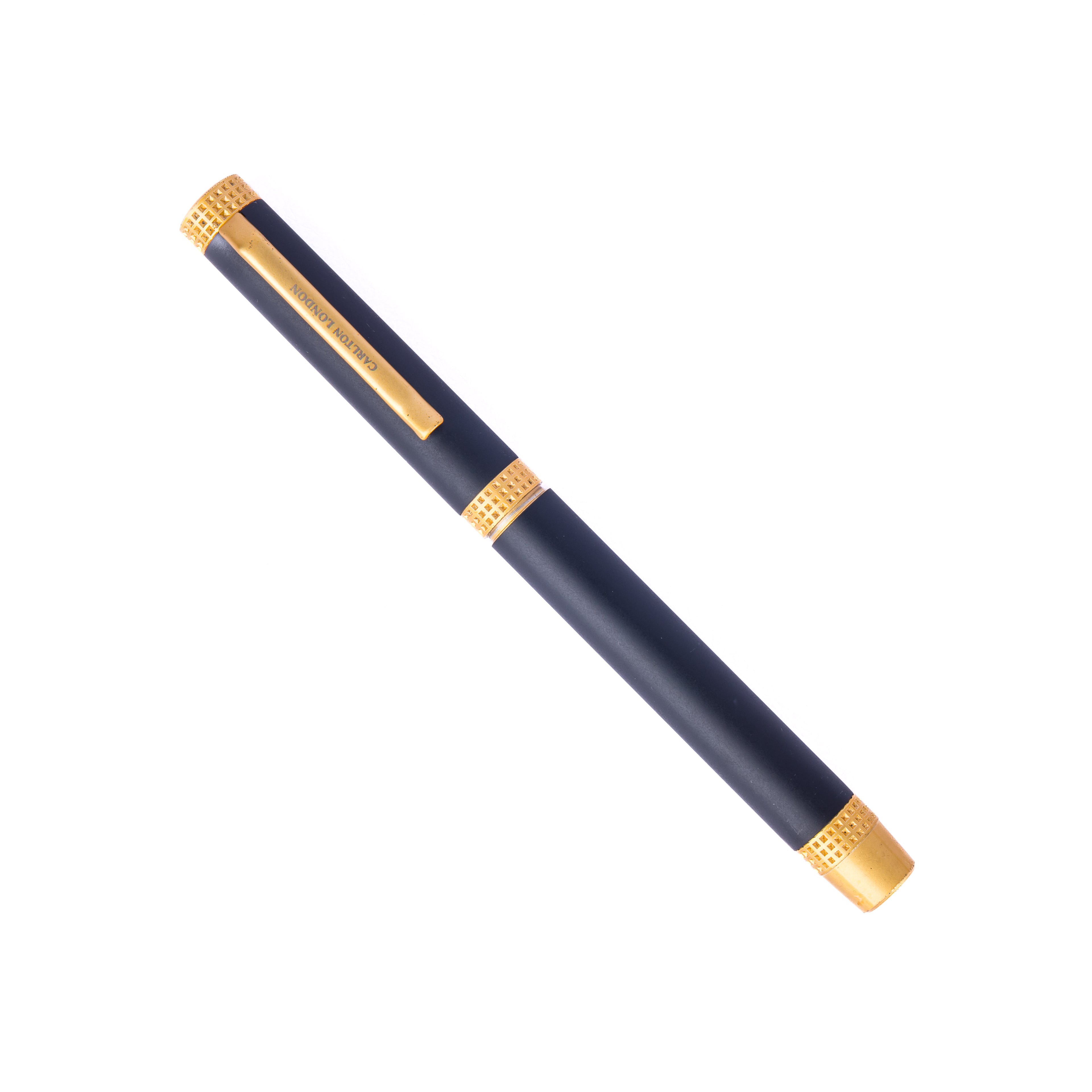 Carlton London Black &amp; Gold Executive Ball Pen  Luxury Writing Pen with Smooth Ink &amp; Fine Tip