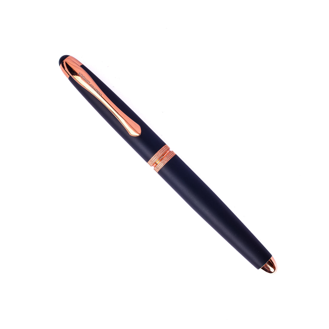 Carlton London Black & Rose Gold Executive Ball Pen Premium Writing Pen with Smooth Ink & Clip