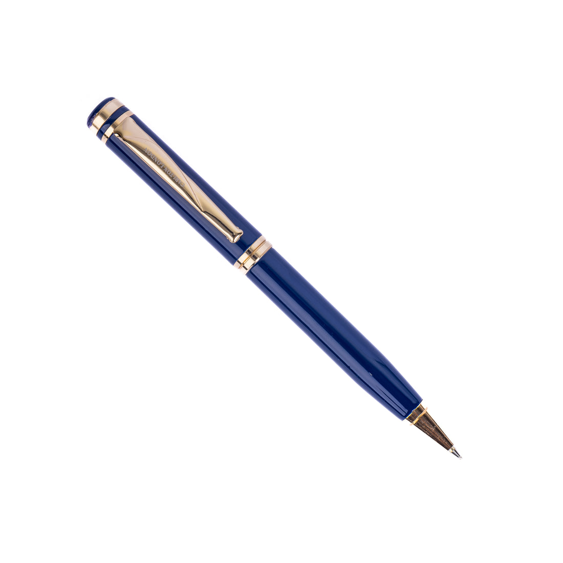 Carlton London Royal Blue &amp; Gold Ball Pen  Elegant Executive Writing Pen with Fine Tip &amp; Smooth Ink