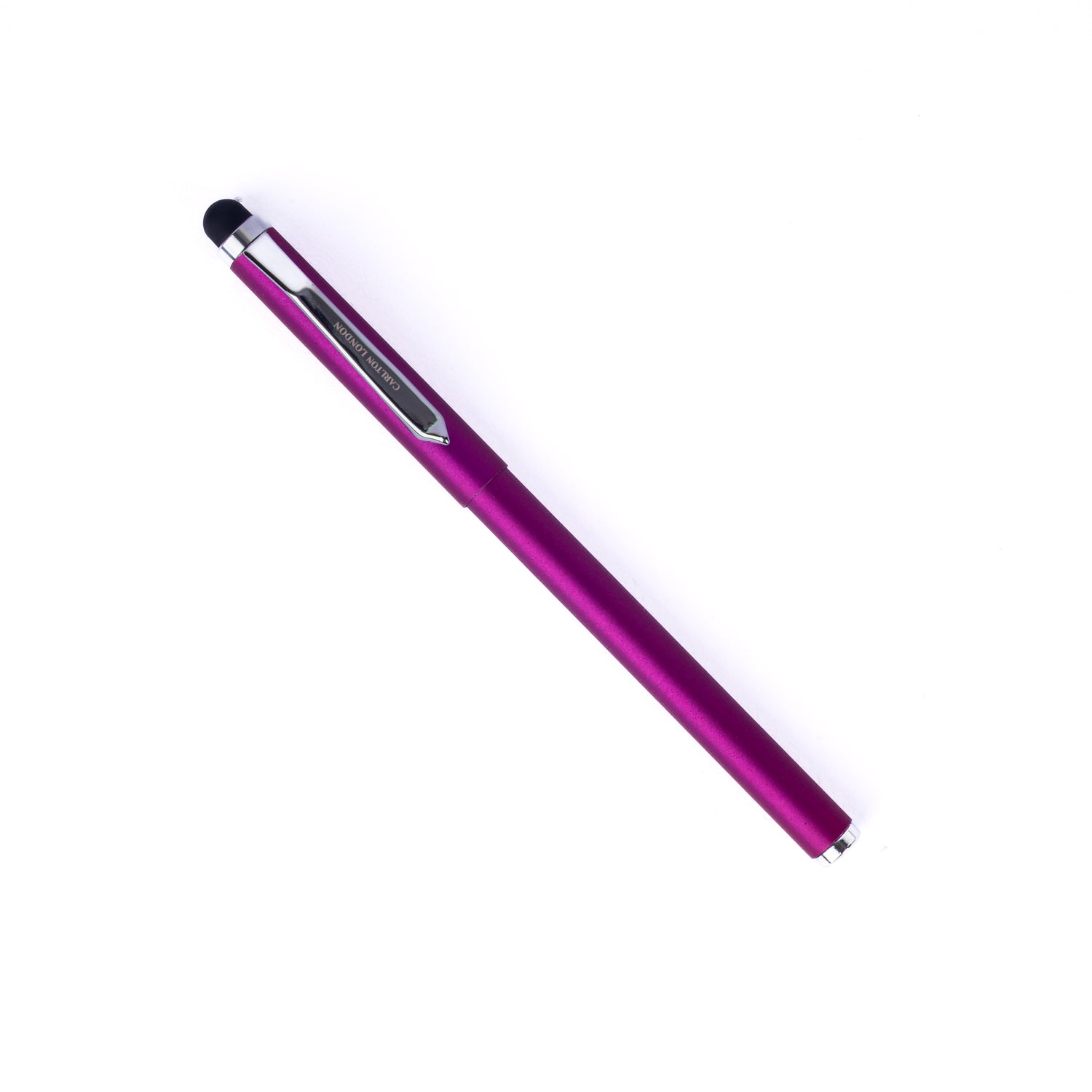 Carlton London Magenta &amp; Black Ball Pen  Bold Metallic Writing Pen with Smooth Ink &amp; Fine Tip