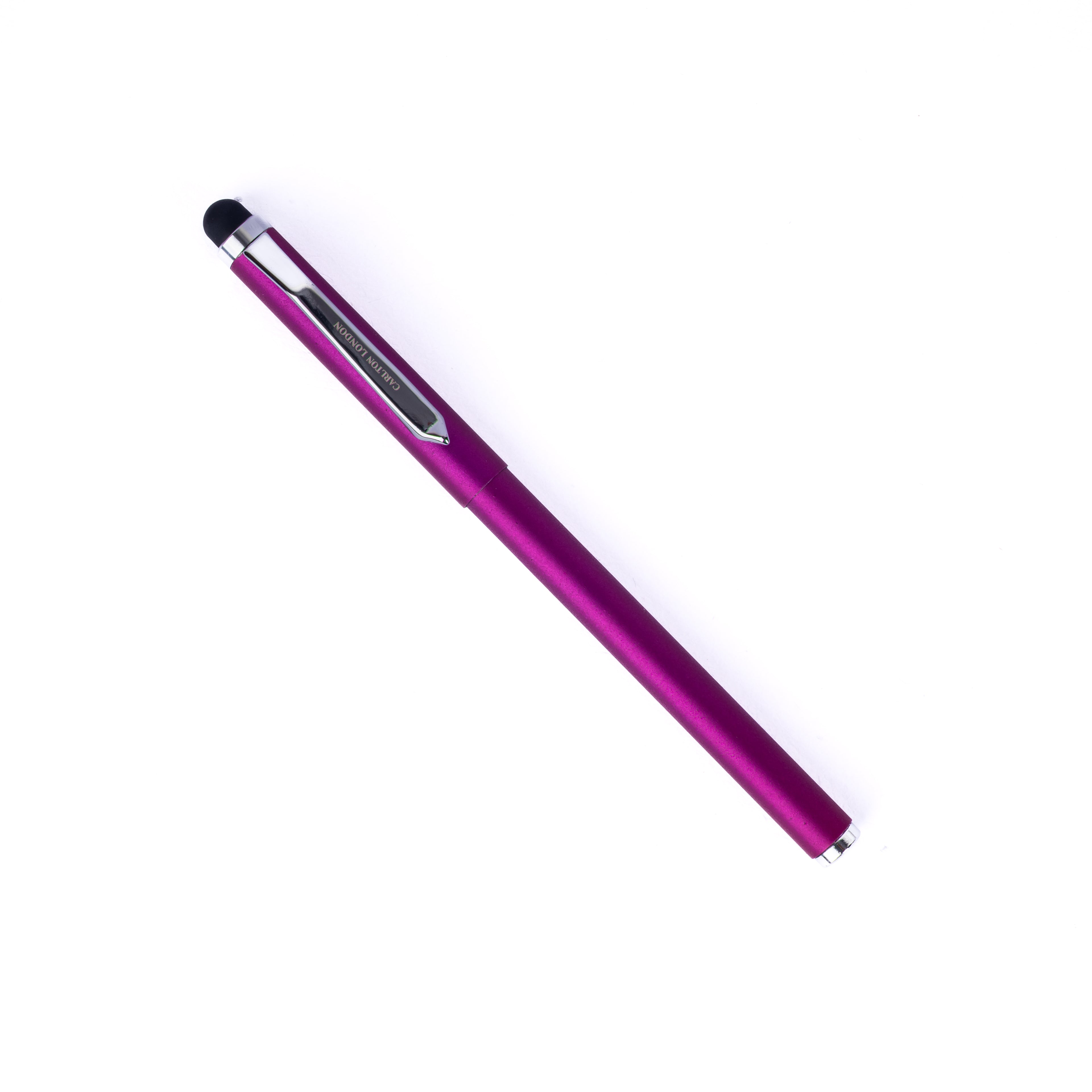 Carlton London Magenta &amp; Black Ball Pen  Bold Metallic Writing Pen with Smooth Ink &amp; Fine Tip