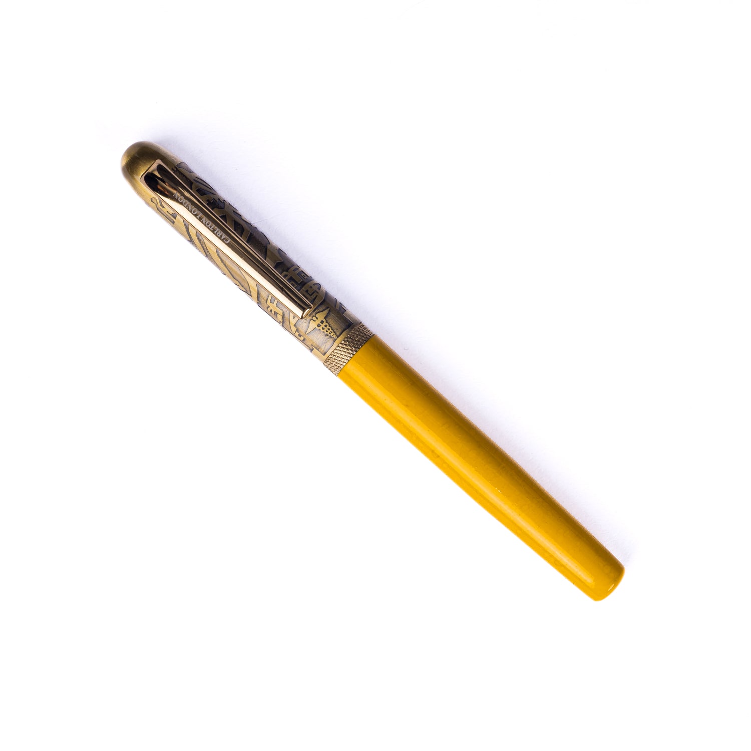 Carlton London Yellow &amp; Black Ball Pen  Bold Everyday Writing Pen with Smooth Ink &amp; Fine Tip