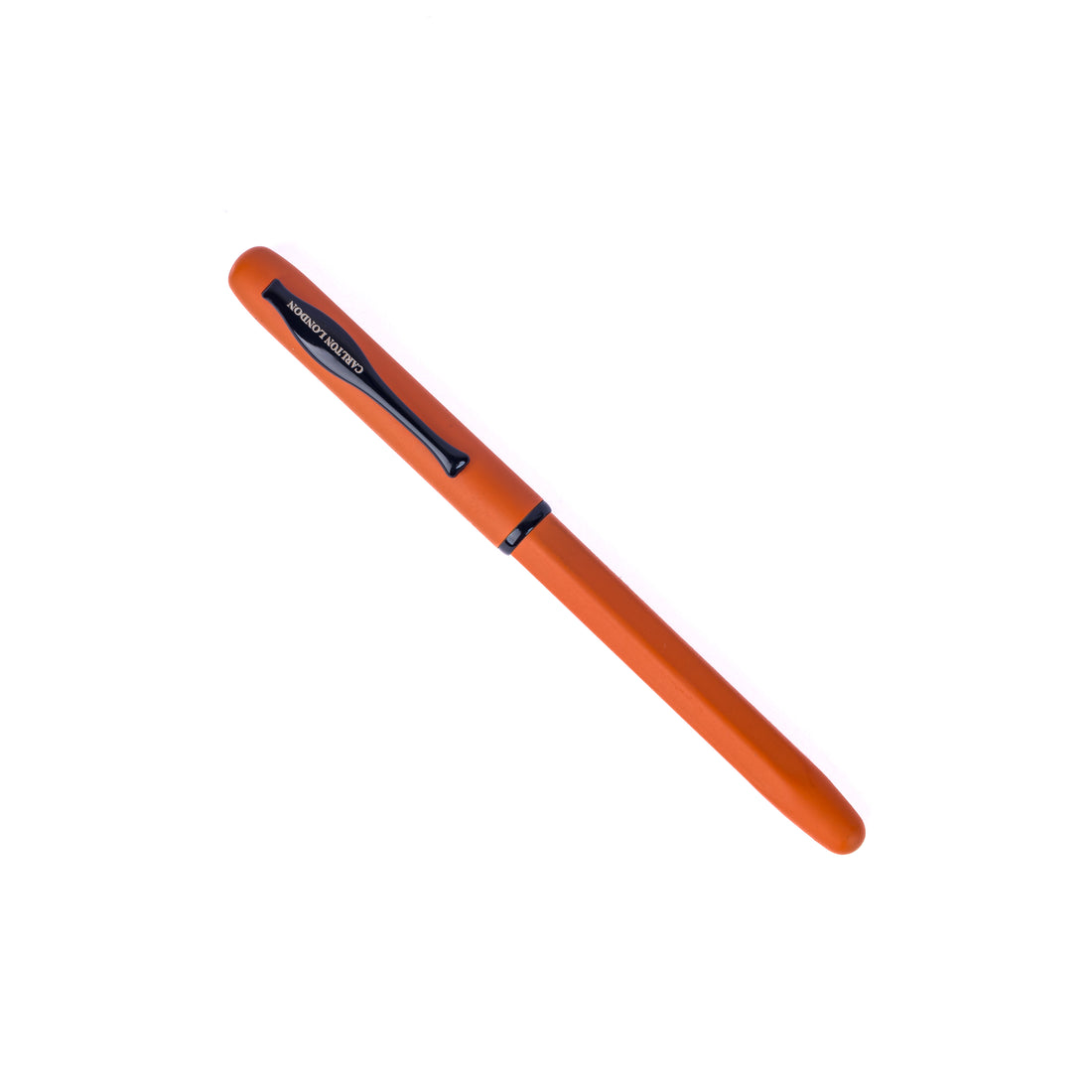 Carlton London Rust Orange & Black Ball Pen Unique Executive Writing Pen with Clip Fine Tip