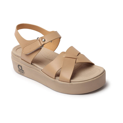 Women Comfortable Flatform Ankle Strap Sandals