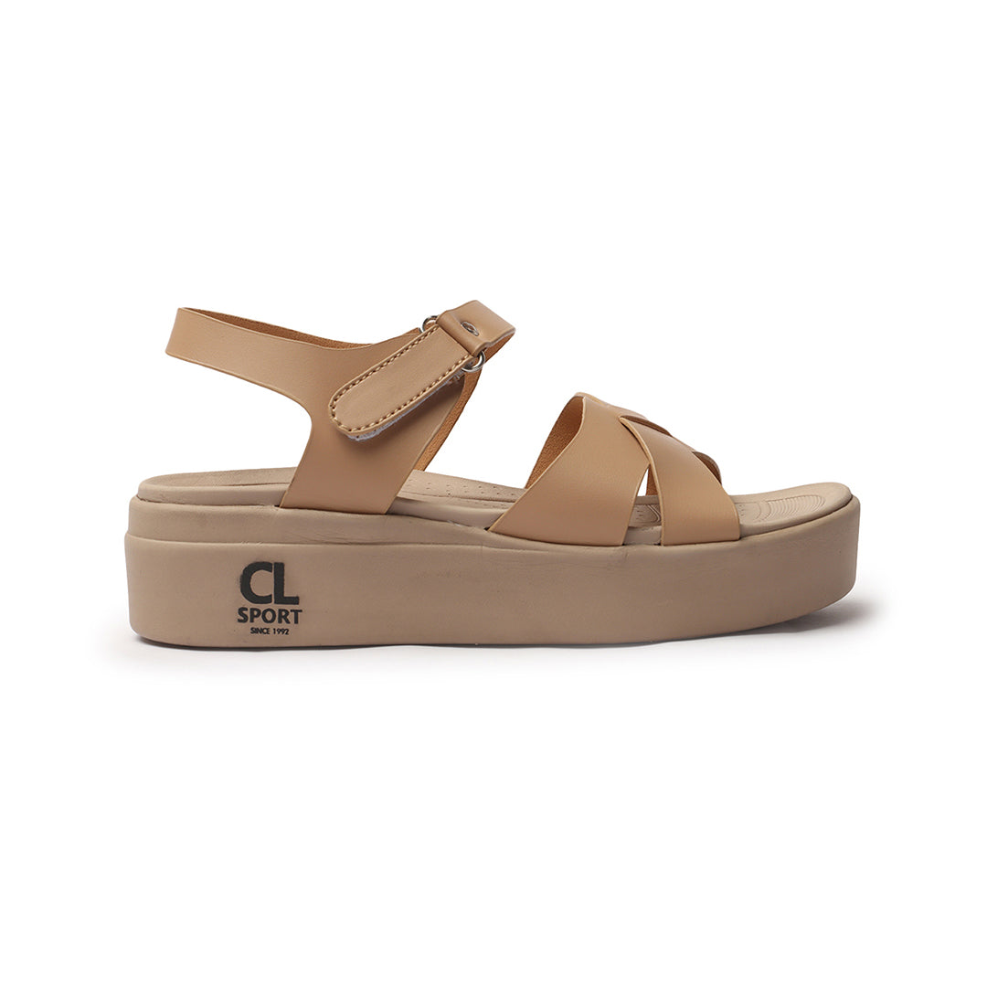 Women Comfortable Flatform Ankle Strap Sandals