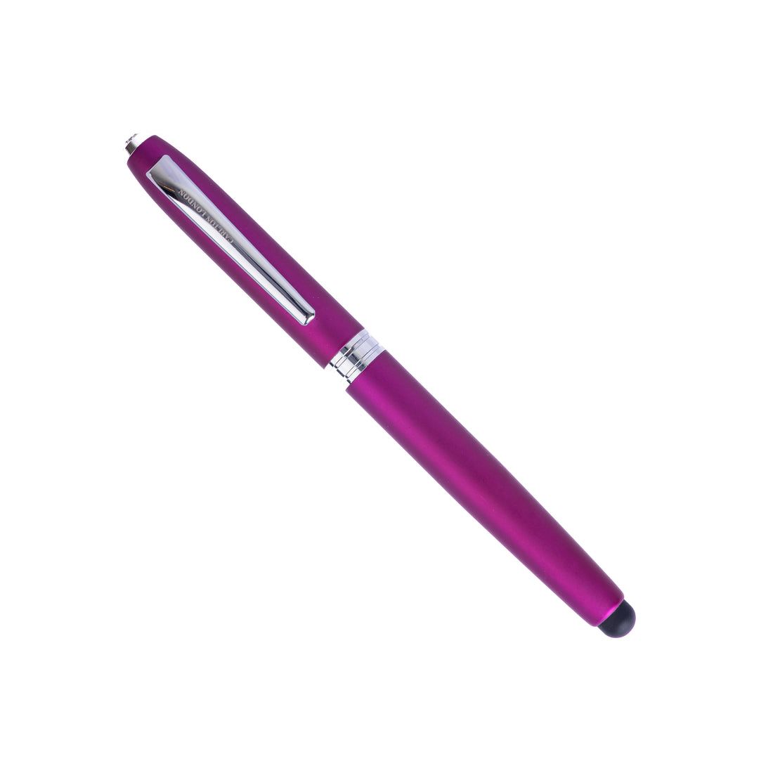 Carlton London Magenta Metallic Ball Pen Stylish Writing Pen with Clip & Smooth Ink Fine Tip