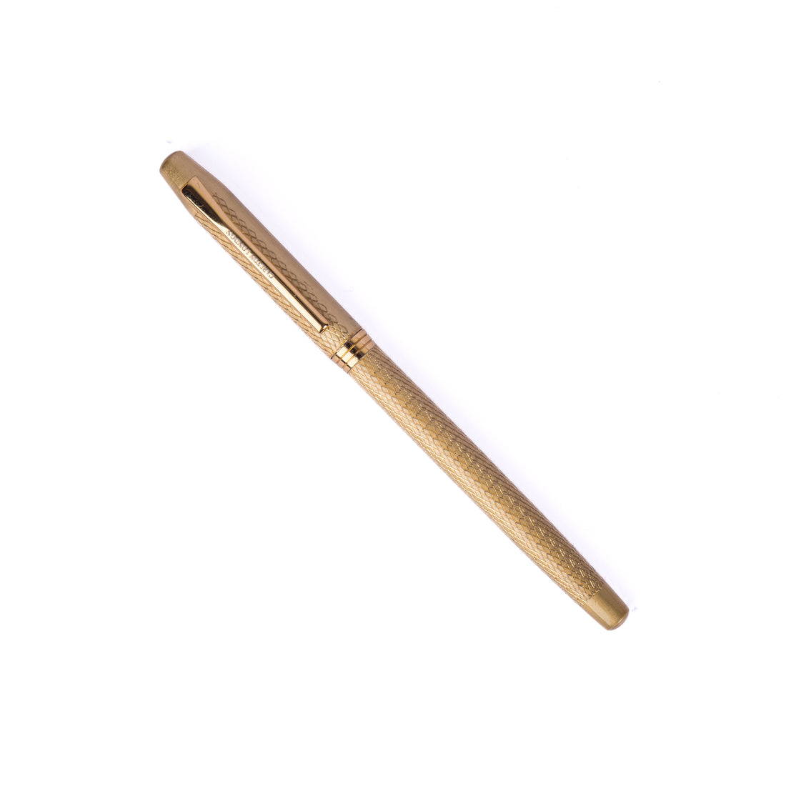 Carlton London Gold Metallic Ball Pen Premium Executive Writing Pen with Fine Tip & Clip Smooth