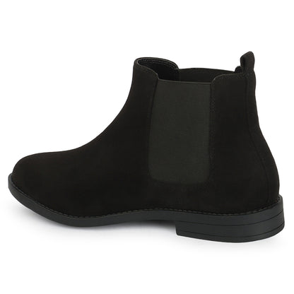Women Casual Block-Heeled Chelsea Boots