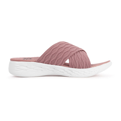 Women Criss Cross Klynit Comfort Slides