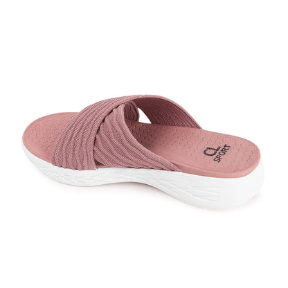 Women Criss Cross Klynit Comfort Slides