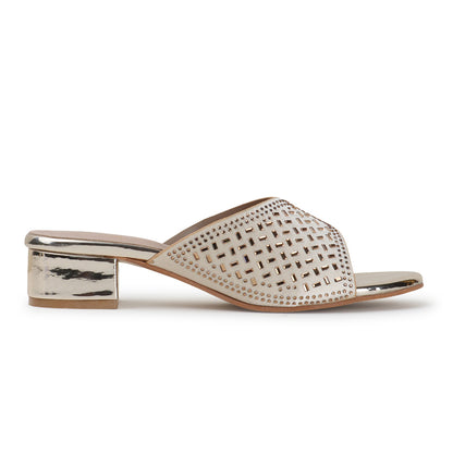 Women Embellished Block Heel Sandals