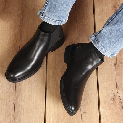 Classic Slip-On Ankle Chelsea Boots for Men