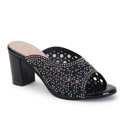 Women Embellished Block Heel Sandals