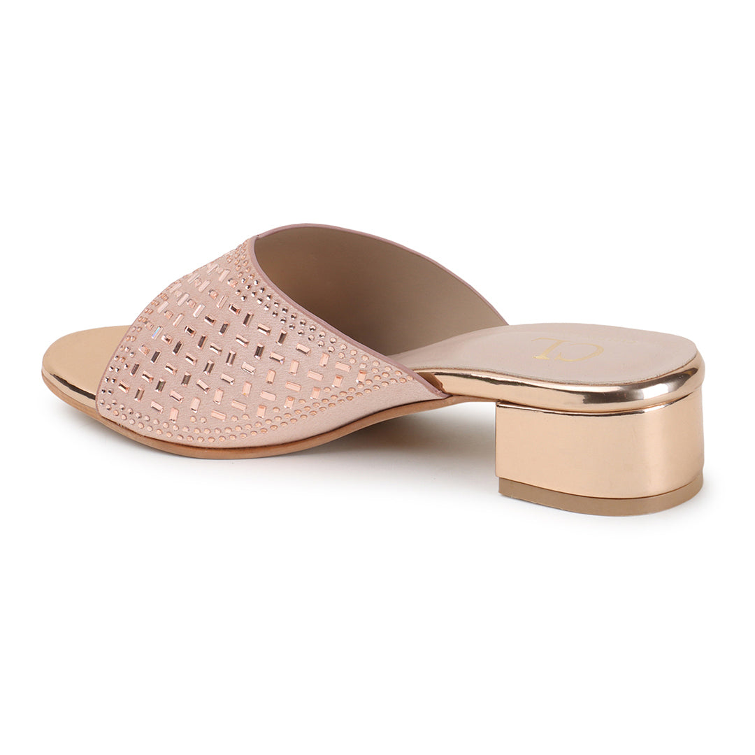 Women Embellished Block Heel Sandals