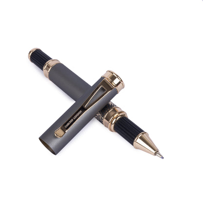 Carlton London Transparent Gold Detail Ball Pen  Premium Executive Pen with Fine Tip &amp; Clip