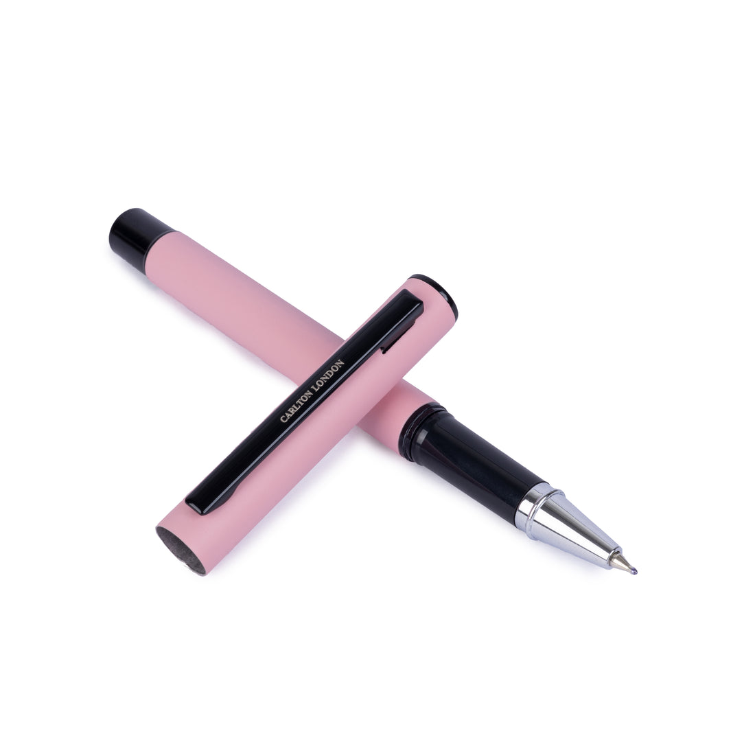 Carlton London Pink Executive Ball Pen  Elegant Metallic Body with Smooth Ink Flow
