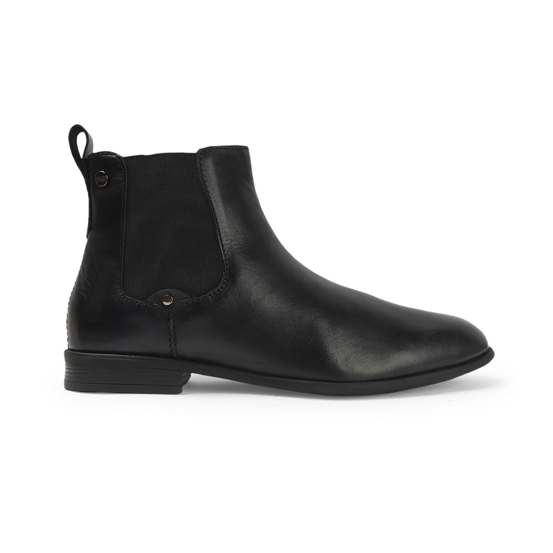 Elegant Classic Leather Ankle Chelsea Boots for Men
