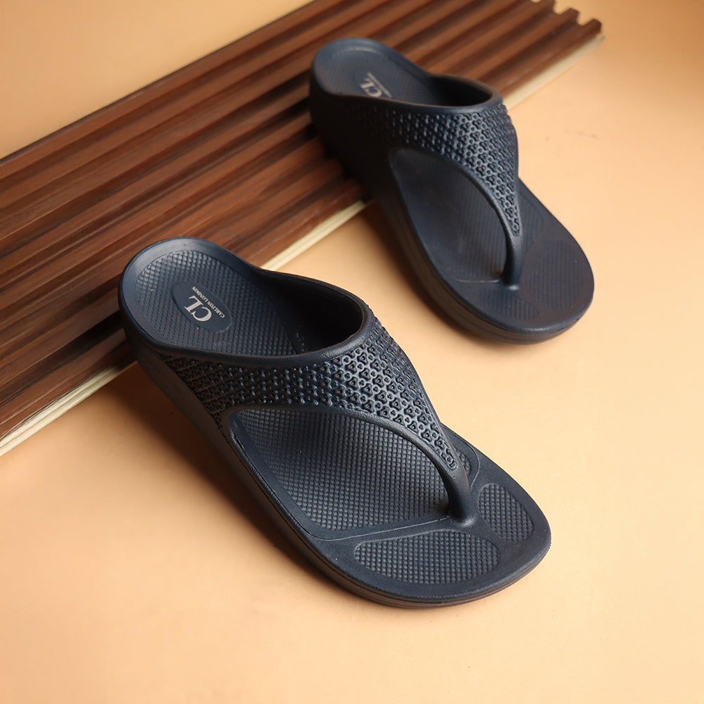 Women Solid Casual Thong Wedge Sandals