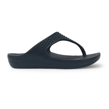 Women Solid Casual Thong Wedge Sandals