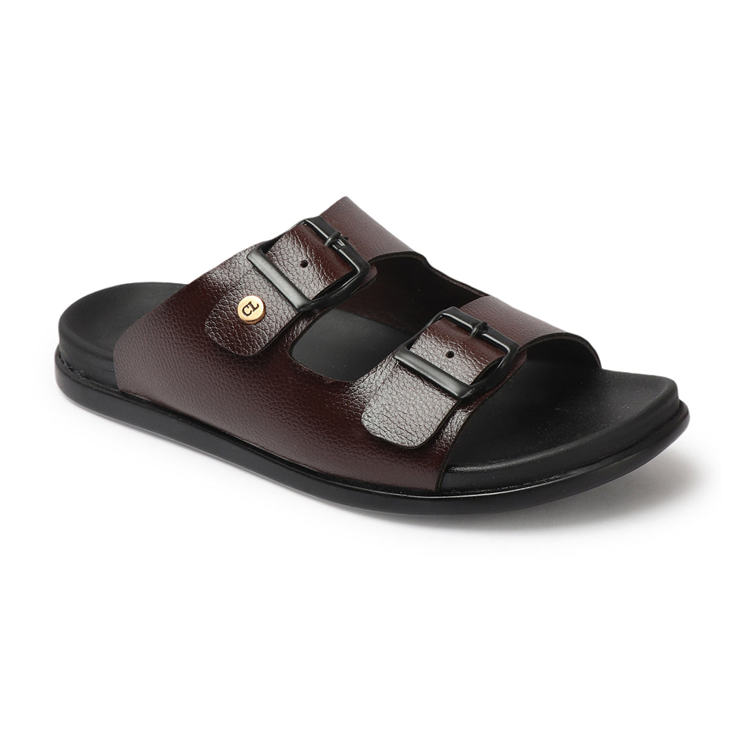 Double Buckle Adjustable Comfort Slides Sandals