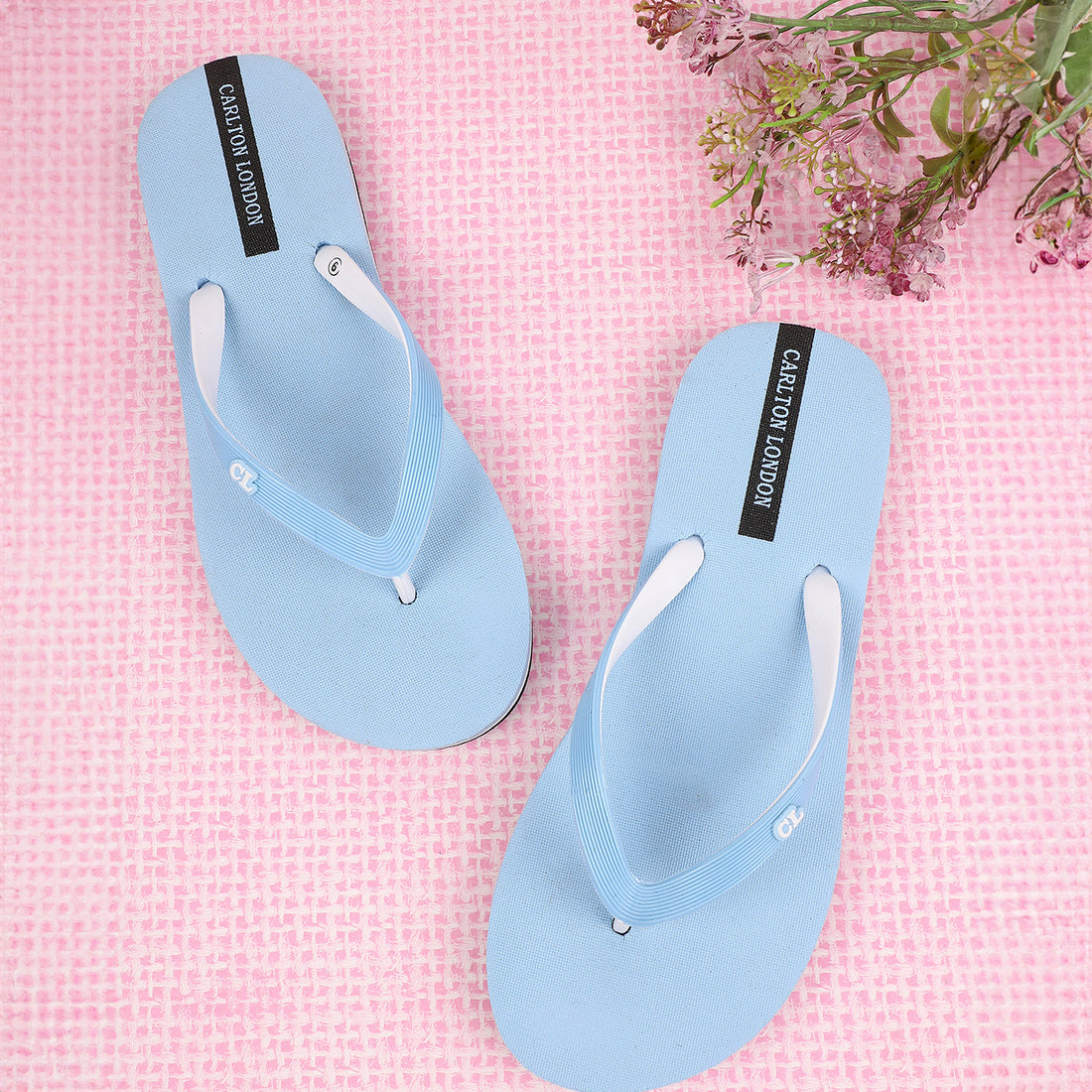 Women Striped Strap Thong Sandals