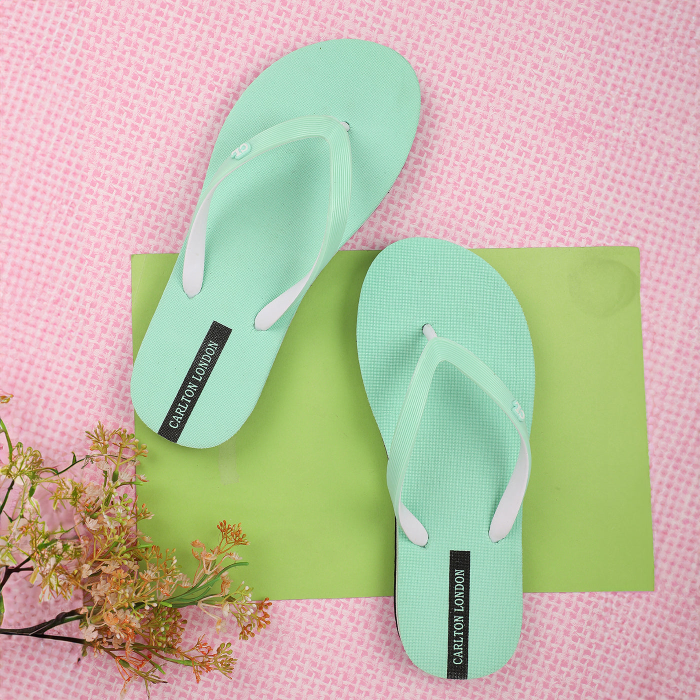 Women Striped Strap Thong Sandals