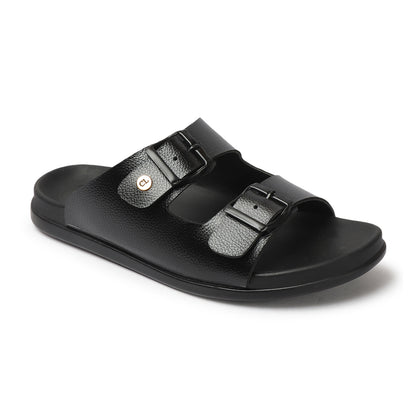 Double Buckle Adjustable Comfort Slides Sandals
