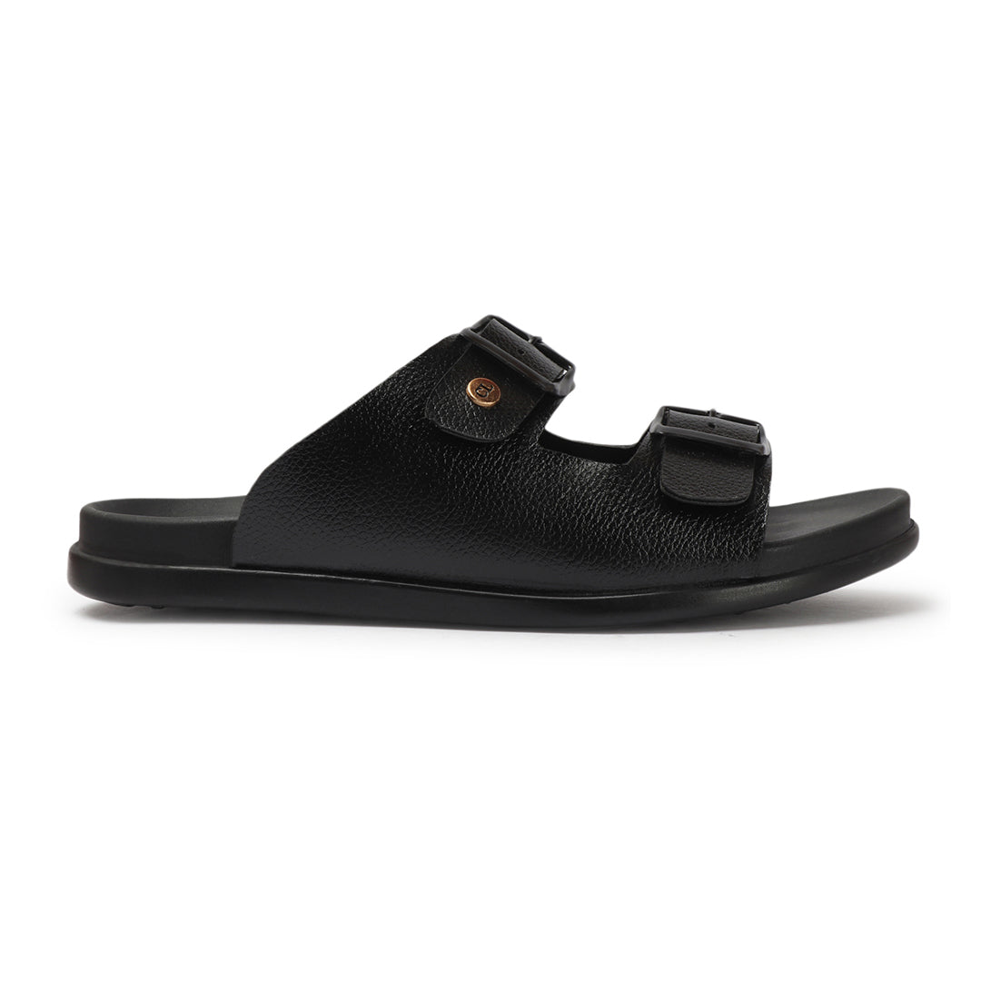 Double Buckle Adjustable Comfort Slides Sandals