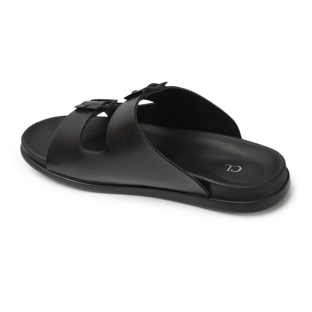 Double Buckle Adjustable Comfort Slides Sandals