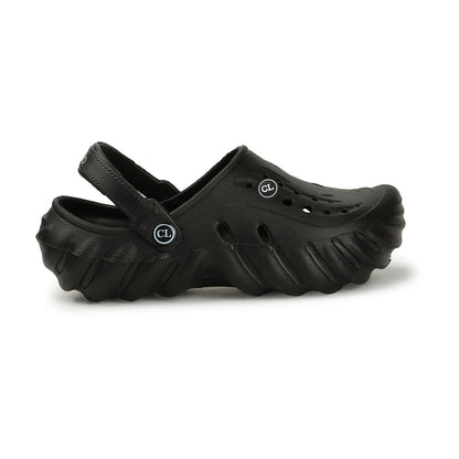 Men Textured Comfort Clogs with Back Strap