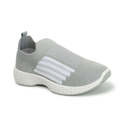 Women Woven Design Lightweight Slip On Sneakers