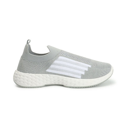 Women Woven Design Lightweight Slip On Sneakers